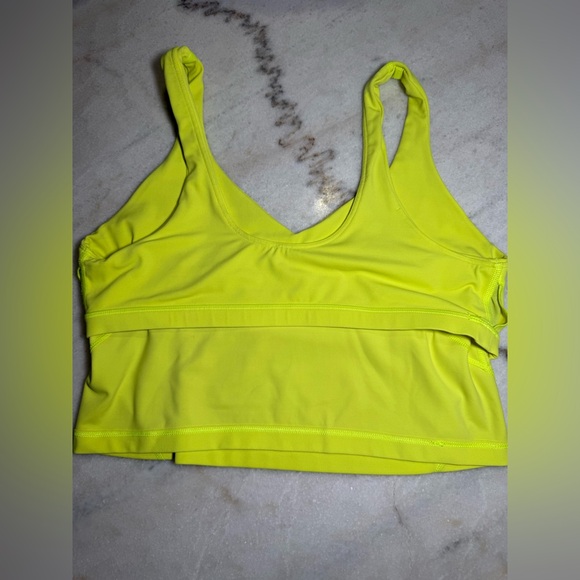 Lululemon Bright Vibrant Neon Yellow Align Tank Top - Picture 7 of 8
